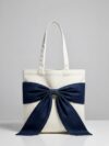 Bellagio Azzurra Bow Tote