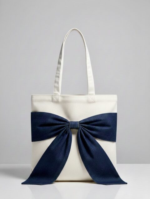 Bellagio Azzurra Bow Tote