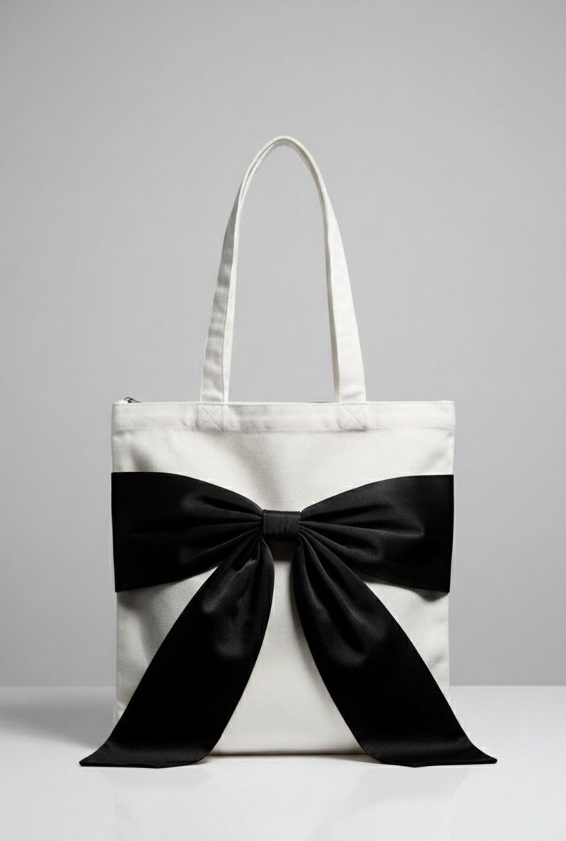 Bellagio Noire Bow Tote