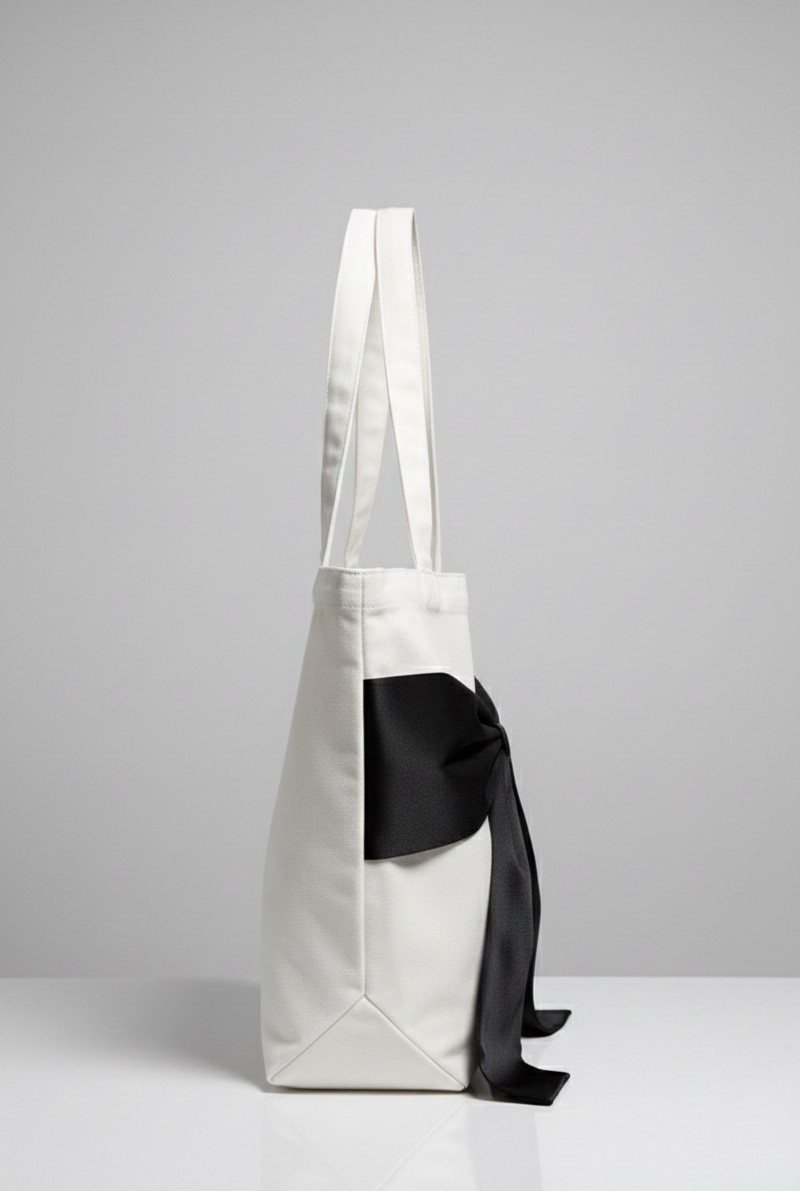 Bellagio Noire Bow Tote - Image 3