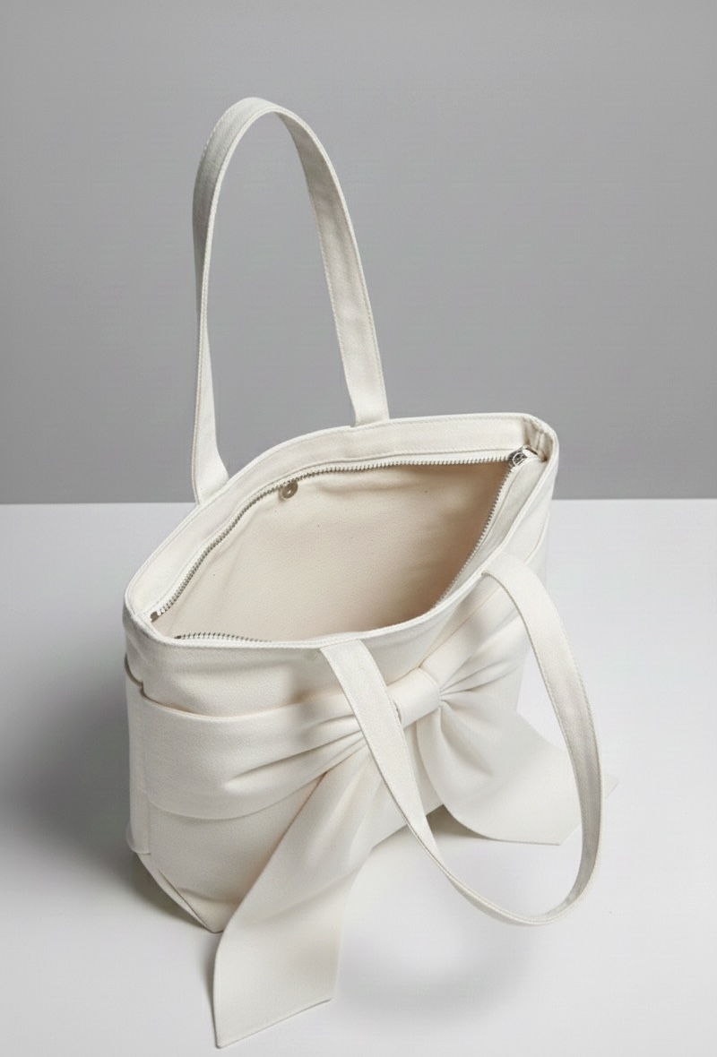 Bellagio Bianca Bow Tote - Image 2
